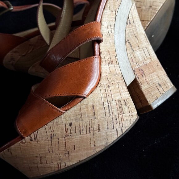Nine West Cork Platform Wedge Size 6 - Picture 2 of 5